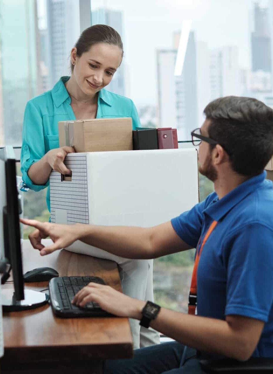 IT Support Setting New Computer